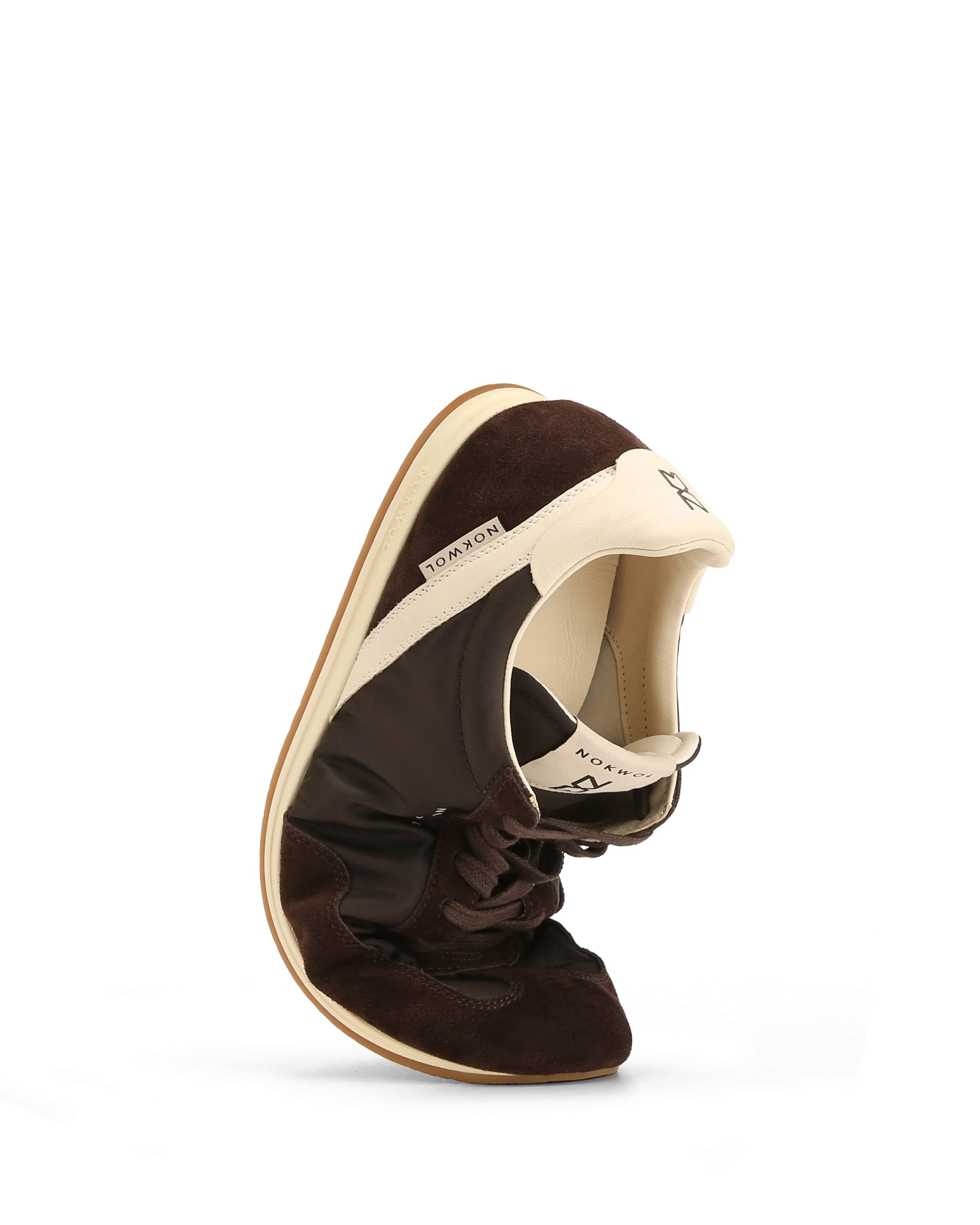 Ari-M Moka/Off White Suede/Nylon - Image 6