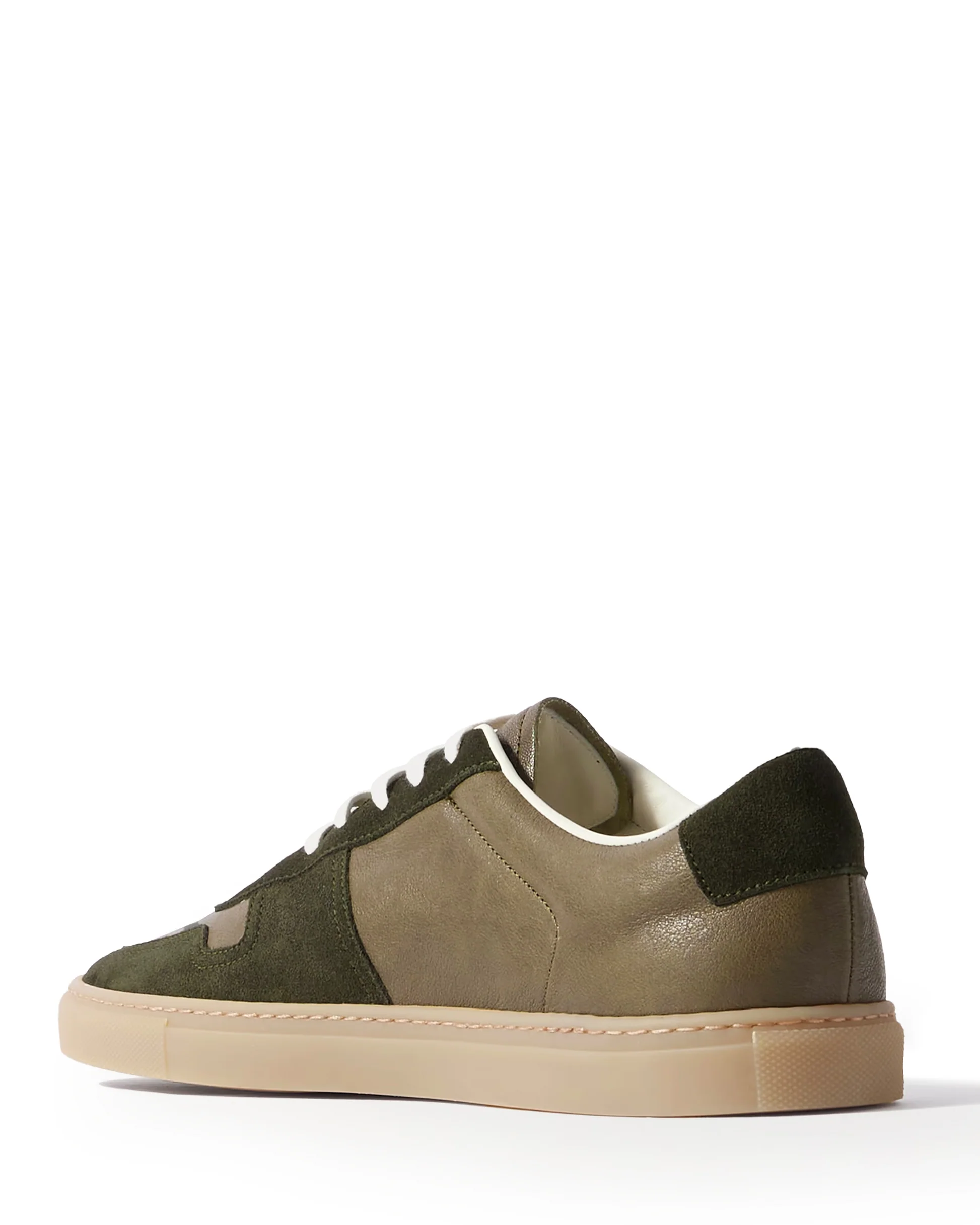 Bball Duo Slim Forest Green Leather/Suede 2484 105 - Image 2