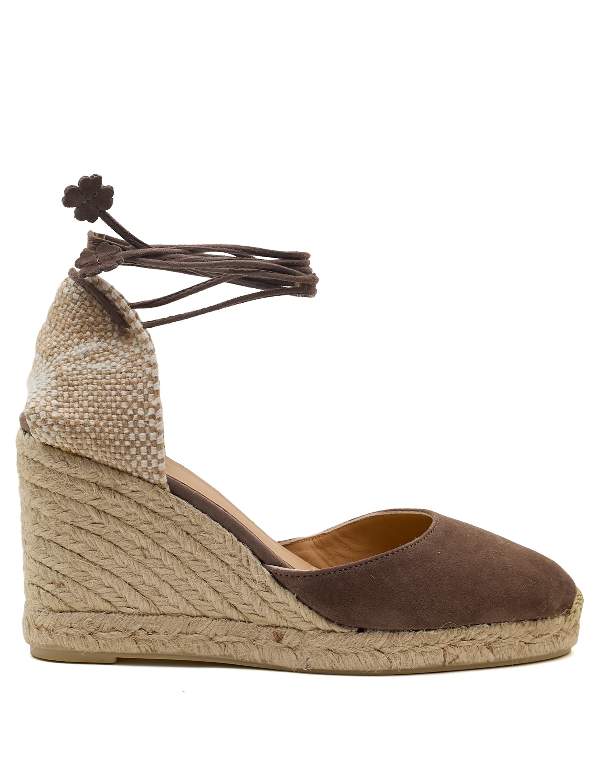 Carina 8 Taupe Wedge Espadrille