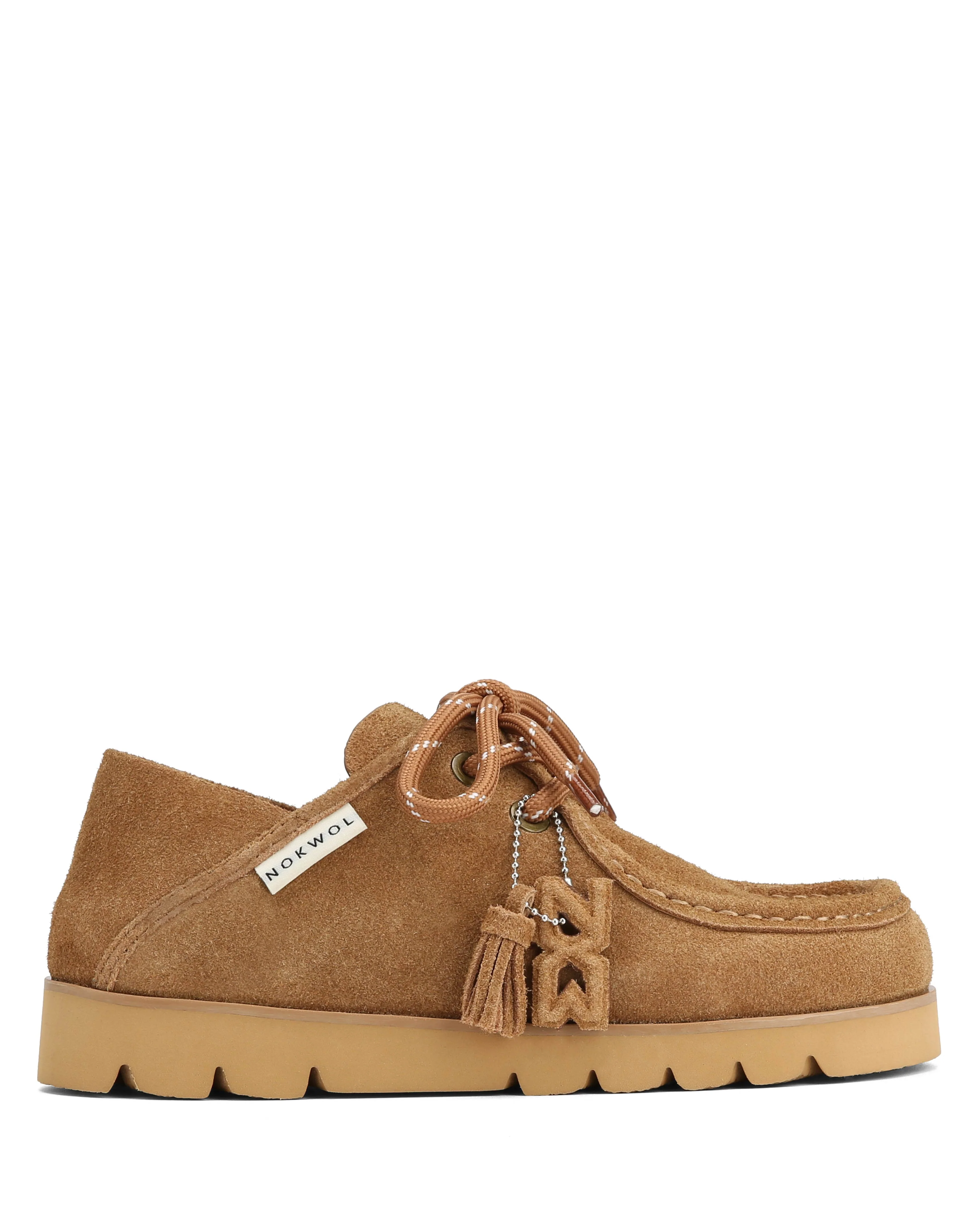 Clova Chestnut Hairy Suede