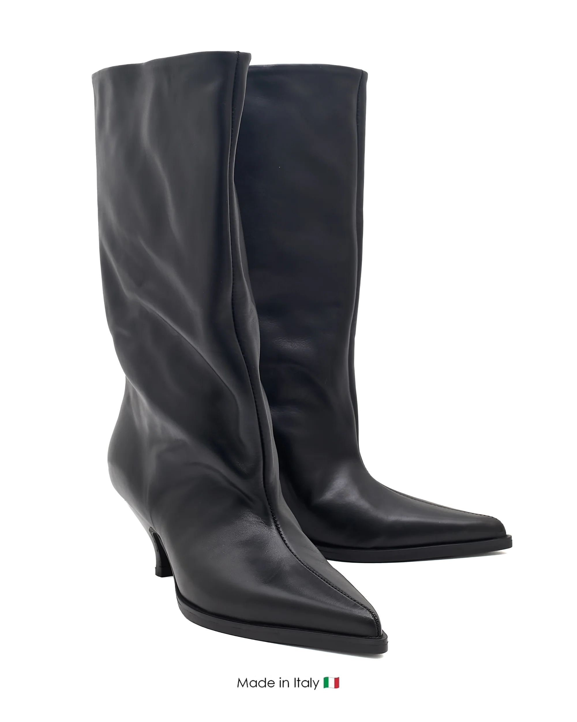 E4303 Black Boot Leather - Image 2