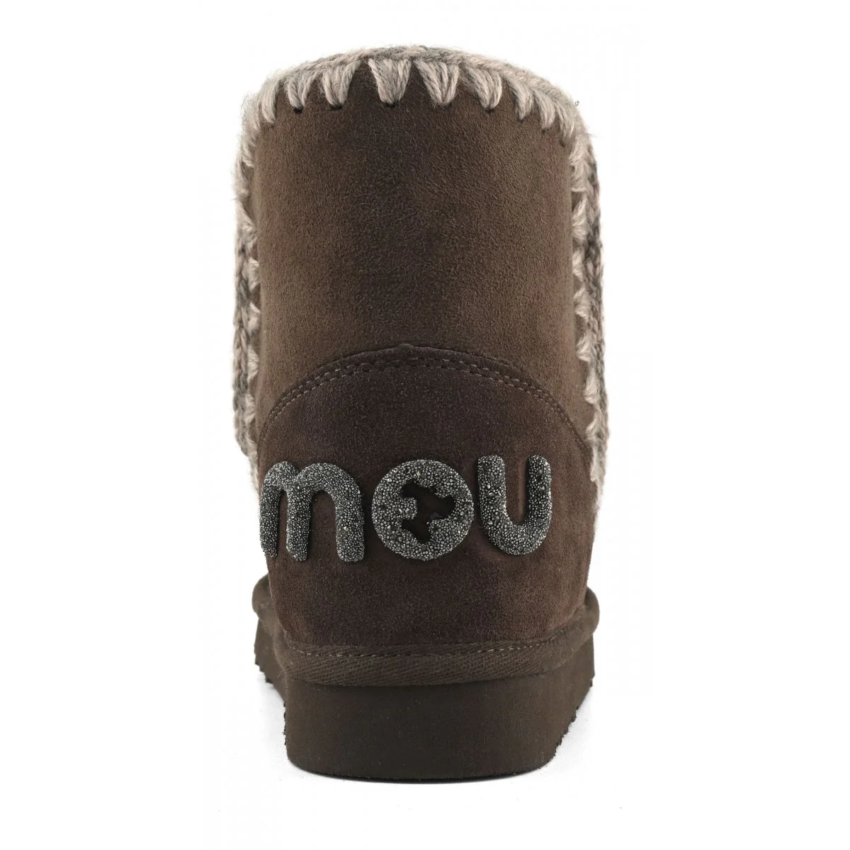 Eskimo 18 Glitter Logo Brown Pepper Suede MU.FW101050A - Image 4