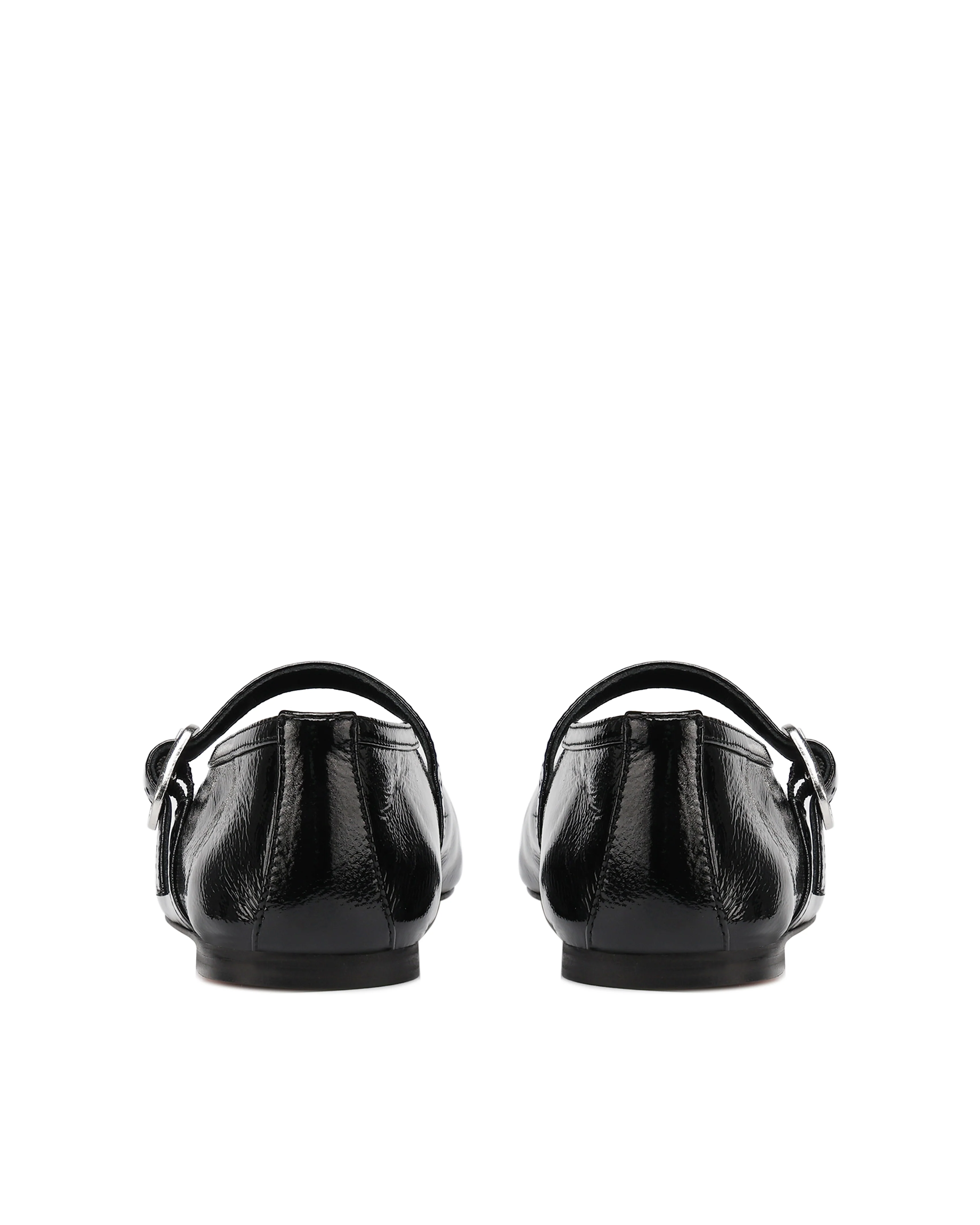 Lova Black Crinkle Patent Leather - Image 4