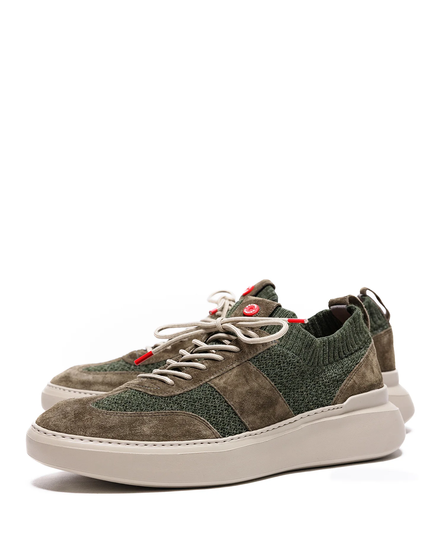 Ronda Knit/Suede Khaki - Image 2