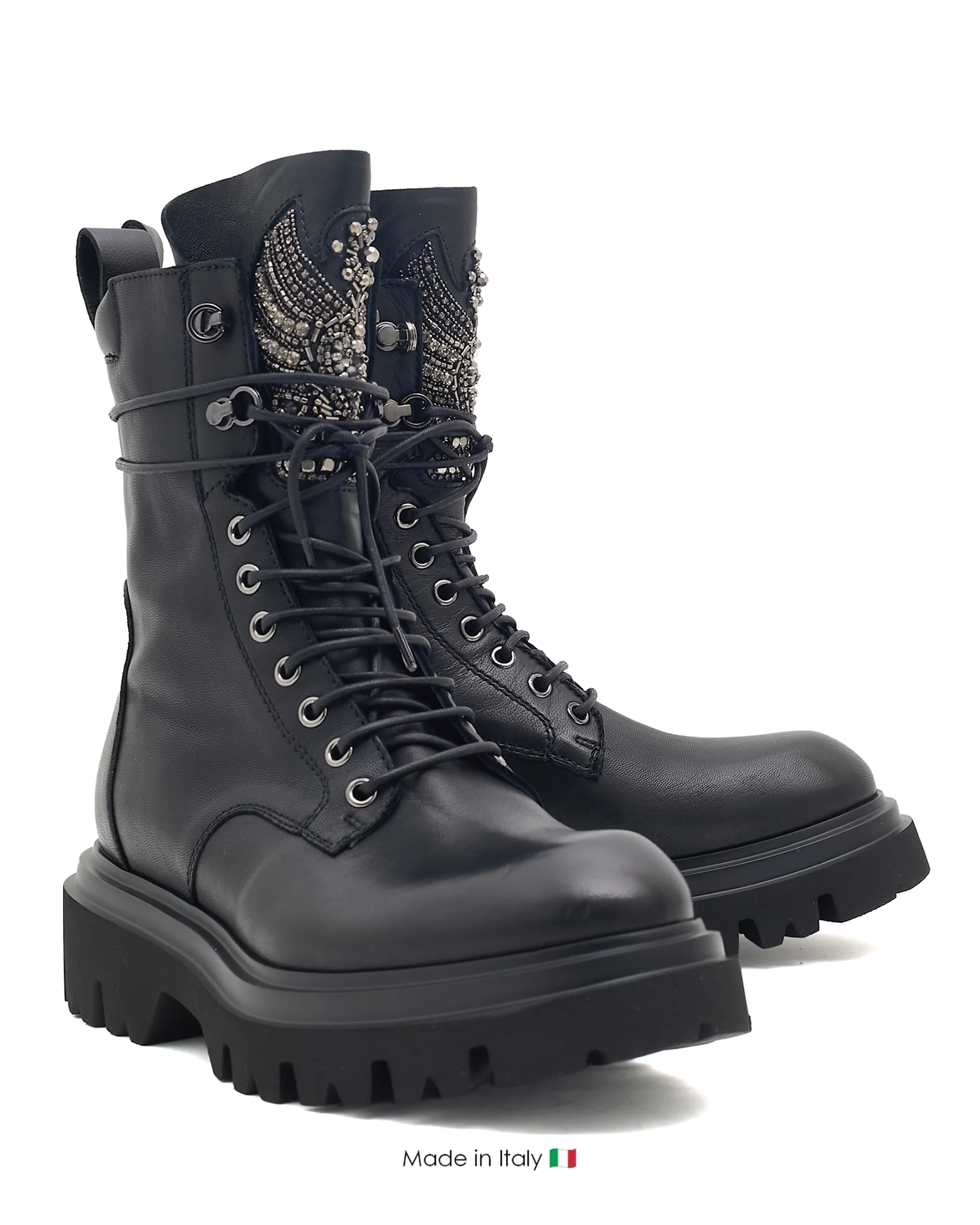 Stella Combat Boot Nero - Image 2