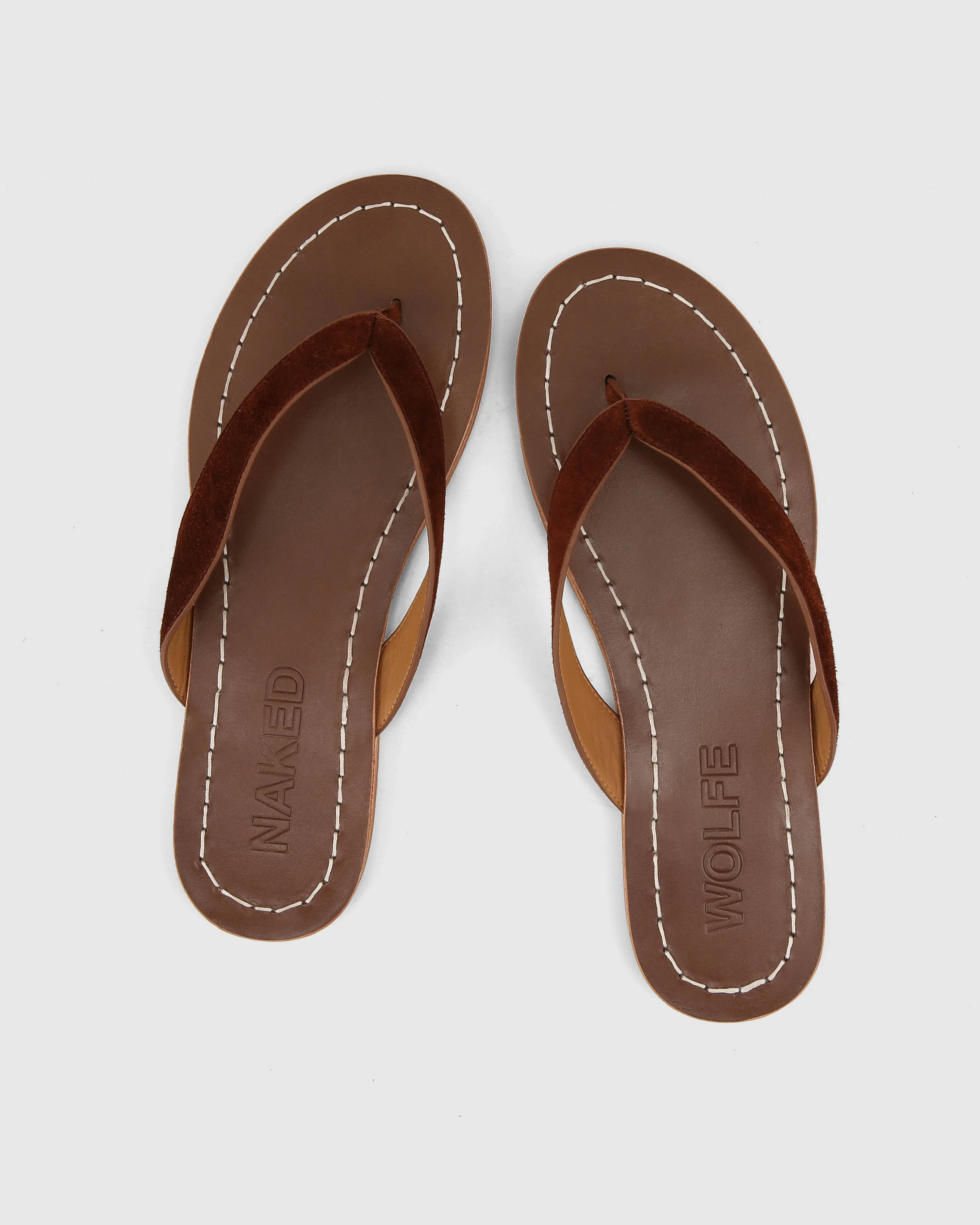 The Jaw Sandal Tan Suede - Image 4