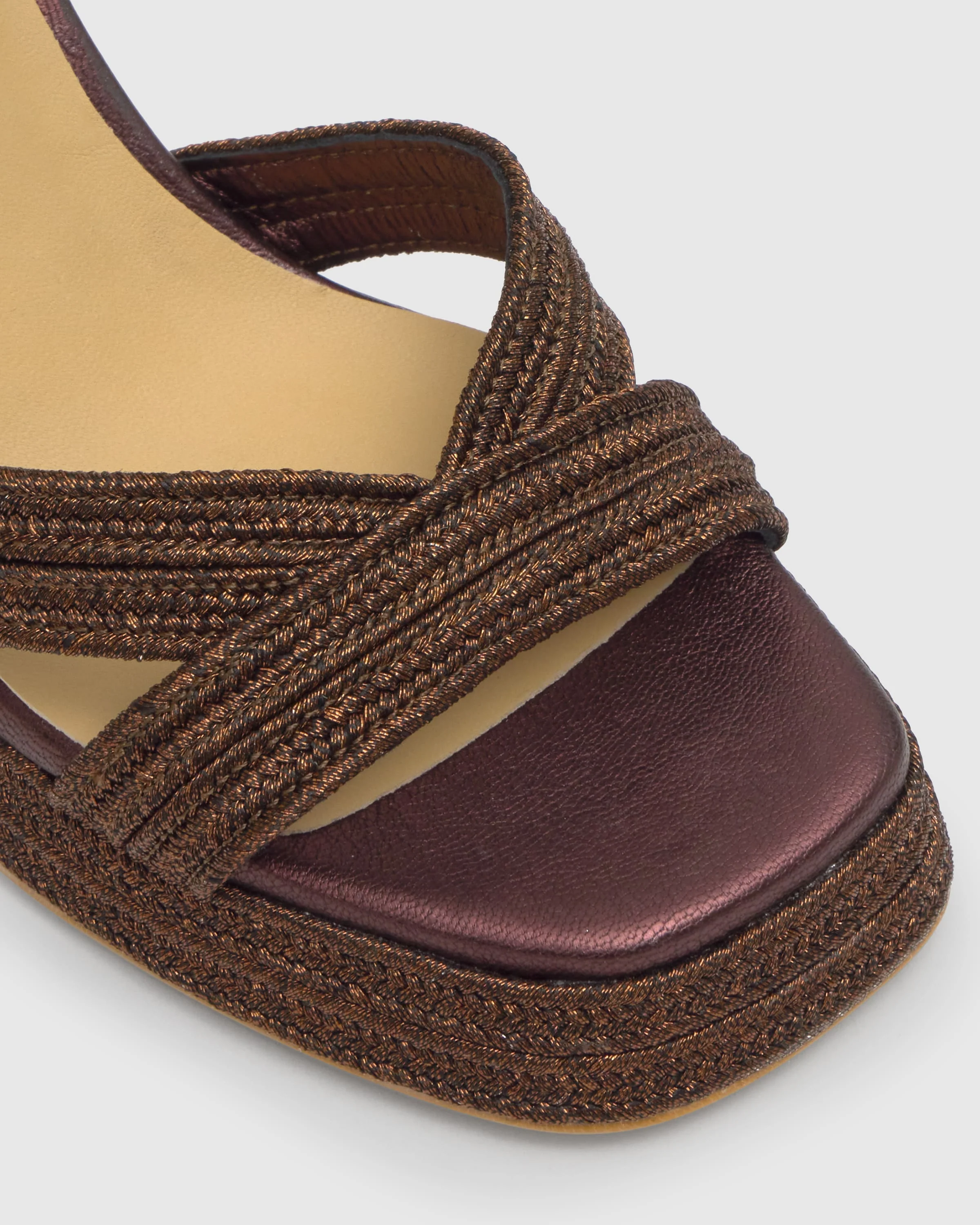 Valle Marron Osc Platform Sandal - Image 4