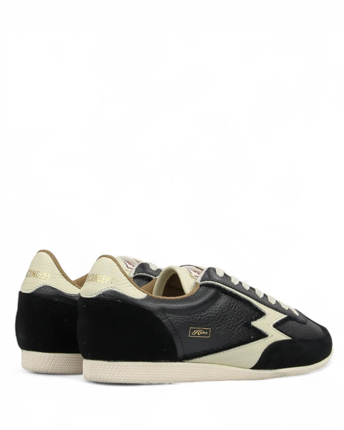 W Kobe Black Leather Off White Details KO006 - Image 3